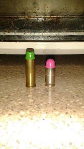 Click image for larger version. 

Name:	.41 mag JD green .45acp pink.jpg 
Views:	61 
Size:	27.6 KB 
ID:	162691