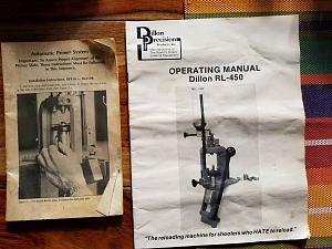 Click image for larger version. 

Name:	Vintage Dillon Reloading Manuals.jpg 
Views:	42 
Size:	73.6 KB 
ID:	297483