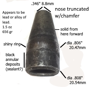 Click image for larger version. 

Name:	Bullet with Scale.jpg 
Views:	782 
Size:	54.6 KB 
ID:	235443