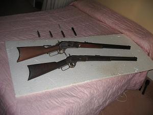 Click image for larger version. 

Name:	Winchester 76 & 73 #2 far.jpg 
Views:	50 
Size:	50.9 KB 
ID:	258765