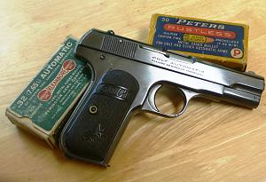 Click image for larger version. 

Name:	ColtPocketHammerless32ACP1920s.jpg 
Views:	10 
Size:	66.6 KB 
ID:	315366