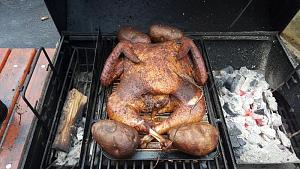 Click image for larger version. 

Name:	Spatchcocked Turkey Done.jpg 
Views:	28 
Size:	82.8 KB 
ID:	154266
